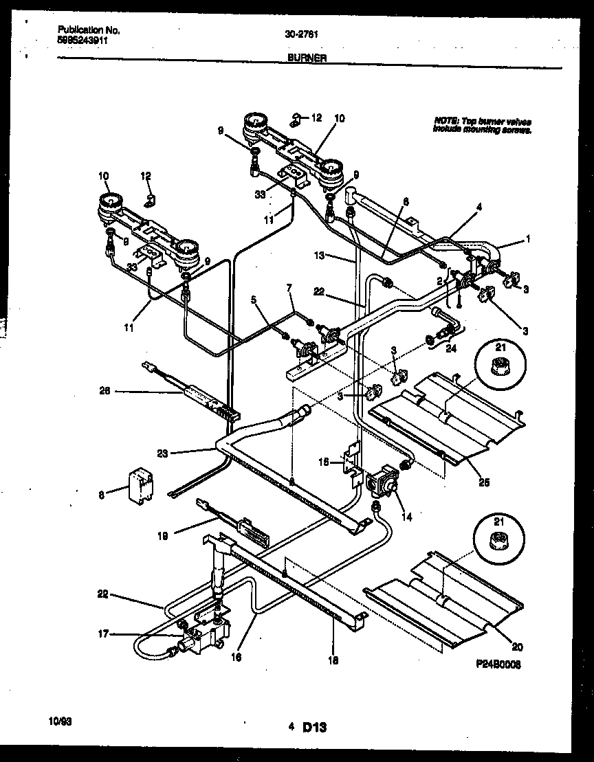 Burner parts