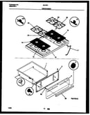 Cooktop and drawer parts