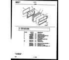 Tappan 30-2761-23-05 door parts diagram