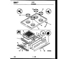 Tappan 30-2232-23-03 cooktop and broiler drawer parts diagram