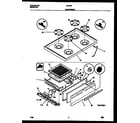 Tappan 30-2132-00-02 cooktop and broiler drawer parts diagram