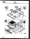 Cooktop and broiler drawer parts