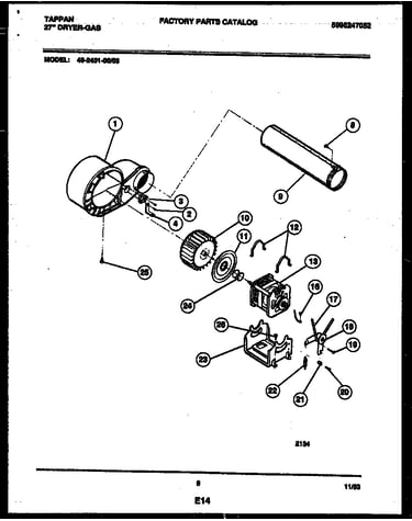 Blower and drive parts