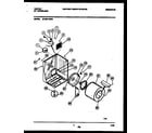 Tappan 49-2551-00-03 cabinet and component parts diagram