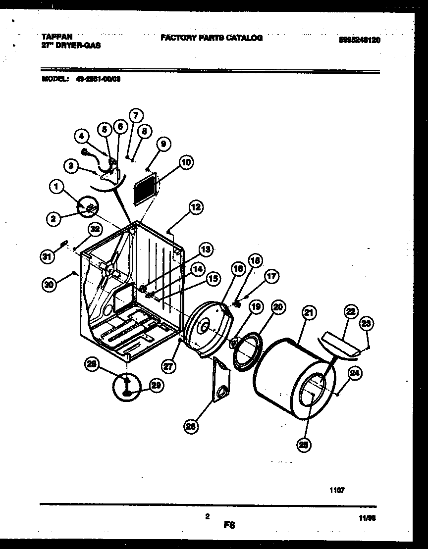 CABINET AND COMPONENT PARTS