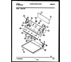 Tappan 49-2551-00-03 console and control parts diagram