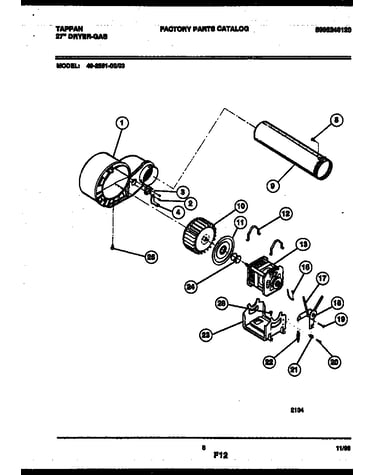 Blower and drive parts