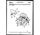 Tappan 49-2551-00-03 burner, igniter and valve diagram