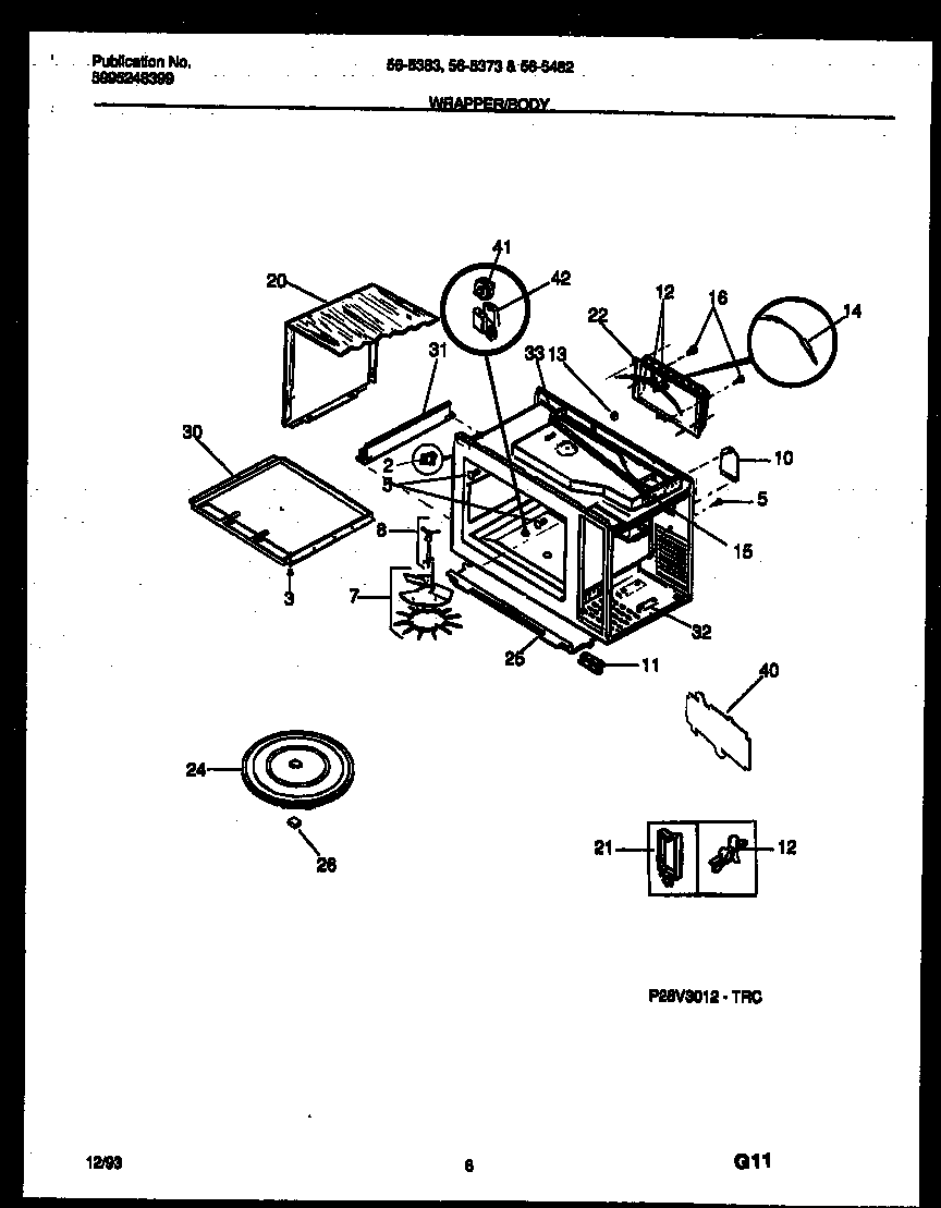 Wrapper and body parts