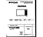 Tappan 56-9602-10-02 front cover diagram