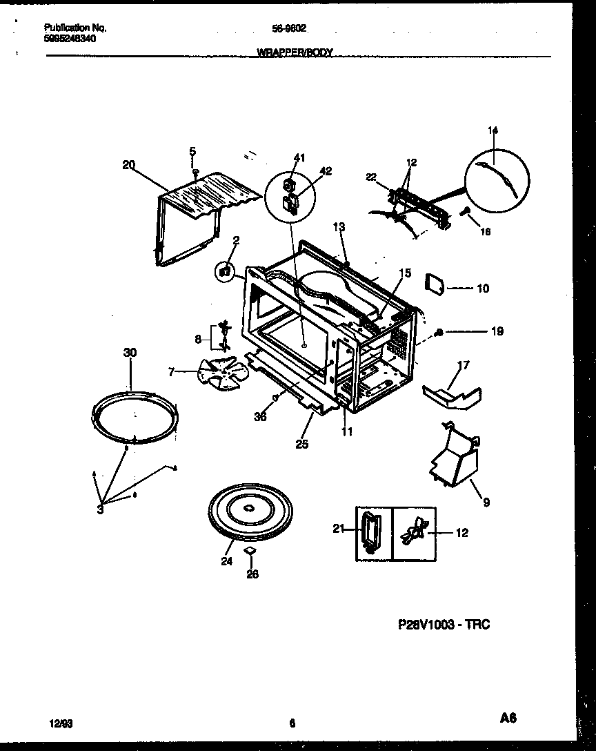 Wrapper and body parts
