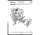 Tappan 47-2251-23-05 cabinet and component parts diagram