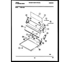 Tappan 47-2251-00-05 console and control parts diagram