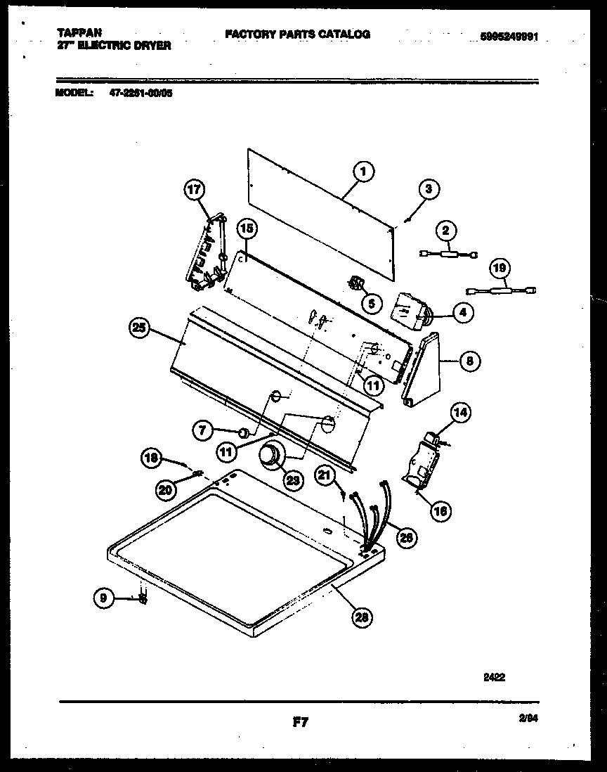 Console and control parts