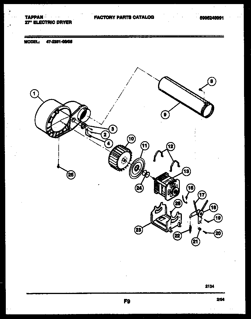 BLOWER AND DRIVE PARTS