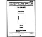 Tappan TFU12M0AW1  diagram