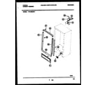 Tappan TFU12M0AW1 cabinet parts diagram