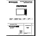Tappan 56-4851-10-06 front cover diagram