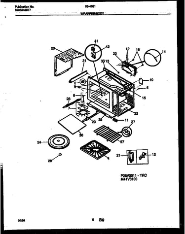Wrapper and body parts