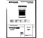 Tappan 30-3352-23-02 cover page diagram