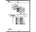 Tappan 30-3352-00-02 door parts diagram