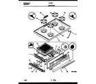 Tappan 32-1009-23-11 cooktop and broiler drawer parts diagram