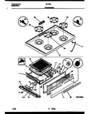 Cooktop and broiler drawer parts