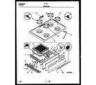 Tappan 30-1149-00-12 cooktop and broiler drawer parts diagram