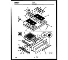 Tappan 30-3342-23-02 cooktop and broiler drawer parts diagram