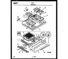 Tappan 30-3352-23-03 cooktop and broiler drawer parts diagram