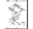 Kelvinator CP302BP2W3 burner, manifold and gas control diagram