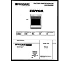 Tappan 30-1049-00-11 cover page diagram
