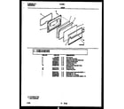 Tappan 30-3852-00-03 door parts diagram
