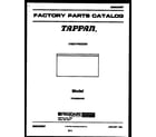 Tappan TFC05M0AW0  diagram