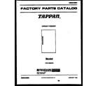 Tappan TFU17M6AW1  diagram