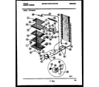 Tappan TFU17M6AW1 system and electrical parts diagram