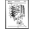 Tappan TFU21M7AW1 system and electrical parts diagram