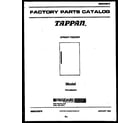 Tappan TFU12M4AW1  diagram