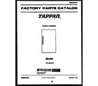 Tappan TFU12M4AW0  diagram