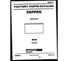Tappan TFC13M0AW0  diagram