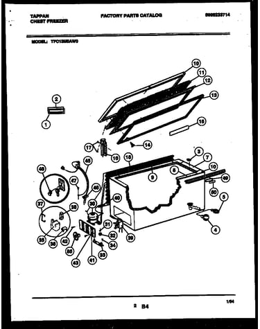 Chest freezer parts