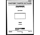 Tappan TFC13M4AW0  diagram