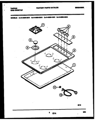 Cooktop parts