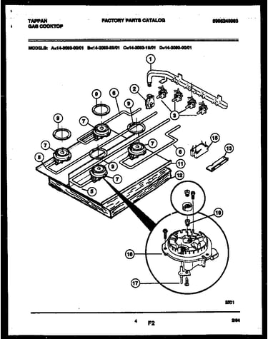 Burner, manifold and gas control
