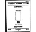 Tappan TFU21M7AW2  diagram