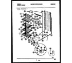 Tappan TFU21M7AW2 system and electrical parts diagram