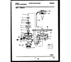 Tappan TDB652RBR0 motor pump parts diagram
