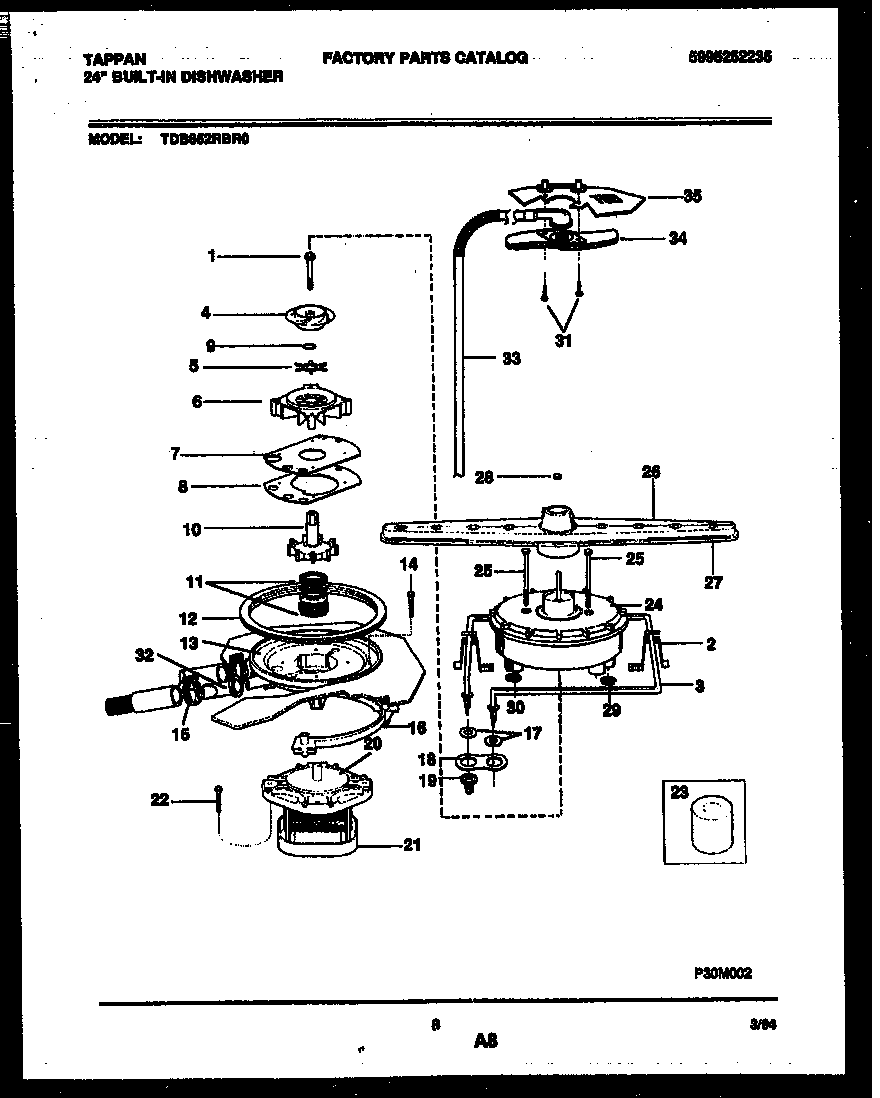 Motor pump parts