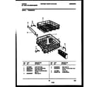 Tappan TDB652RBR0 racks and trays diagram