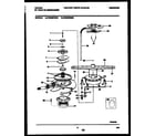 Tappan TDB668RBS0 motor pump parts diagram